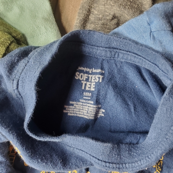 jumping beans baby boy casual shirt bundle 5pc sz 18m - Picture 5 of 11